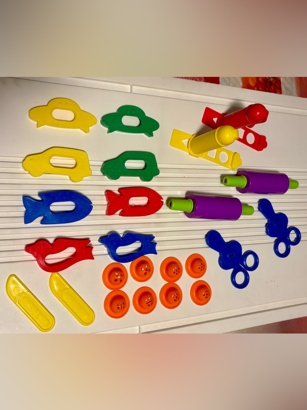 Preschool Play-Doh Tool Set - Colorful Cutters & Rollers 2 Complete Sets